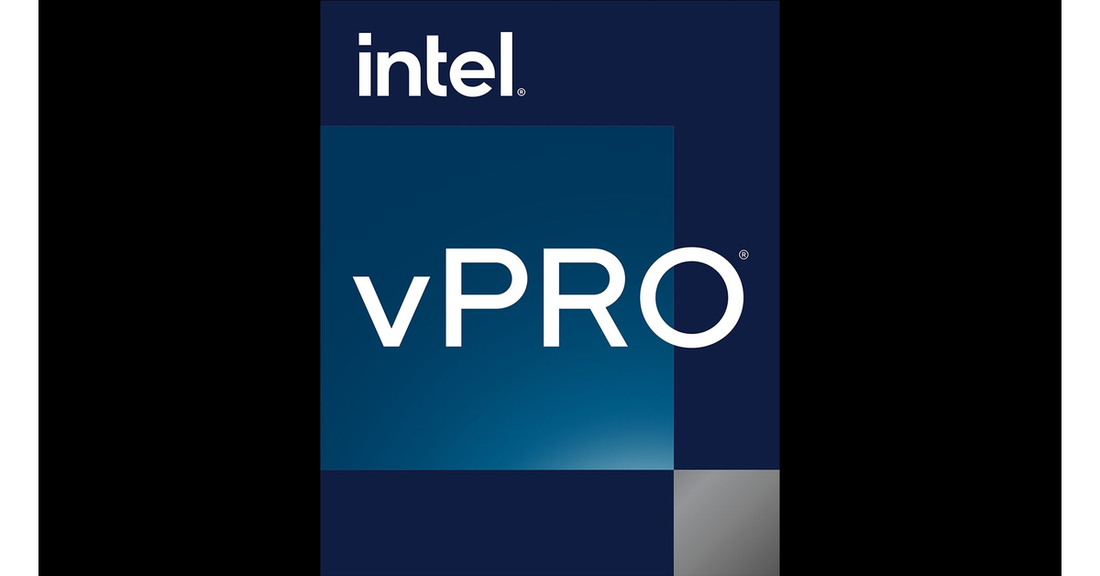 Intel vPro badge logo — what is Intel vPro and why your business needs it, Saddle Group blog