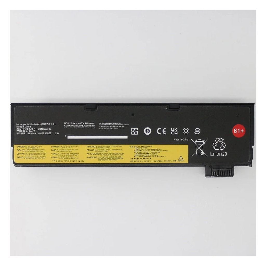 01AV424 Lenovo ThinkPad T470 Replacement Battery | Standard | 1-Year Warranty