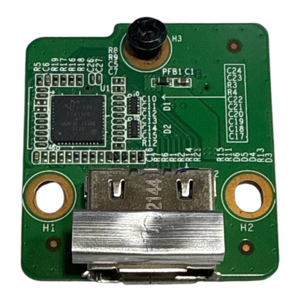 Lenovo ThinkCentre Tiny DisplayPort board port closeup view with mounting holes - ThinkCentre replacement part Canada Vaughan Ontario