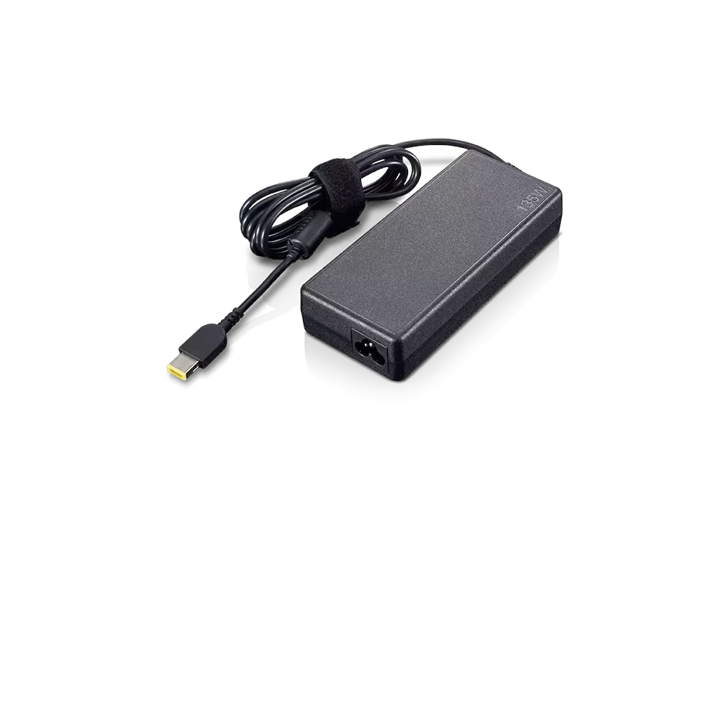 Used Lenovo 135W square tip laptop charger – 20V 6.75A power adapter