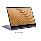 Dell Plus 14 2-in-1 flipped tablet mode touchscreen WUXGA Ryzen AI 7 open box bottom base top