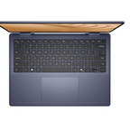 Dell Plus 14 2-in-1 Midnight Blue top cover open keyboard view open box Canada