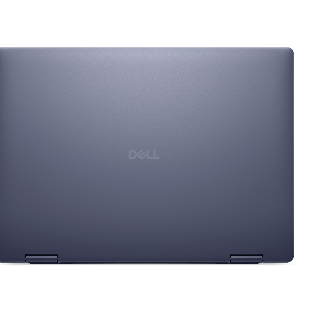 Dell Plus 14 2-in-1 Midnight Blue top cover closed lid open box Canada