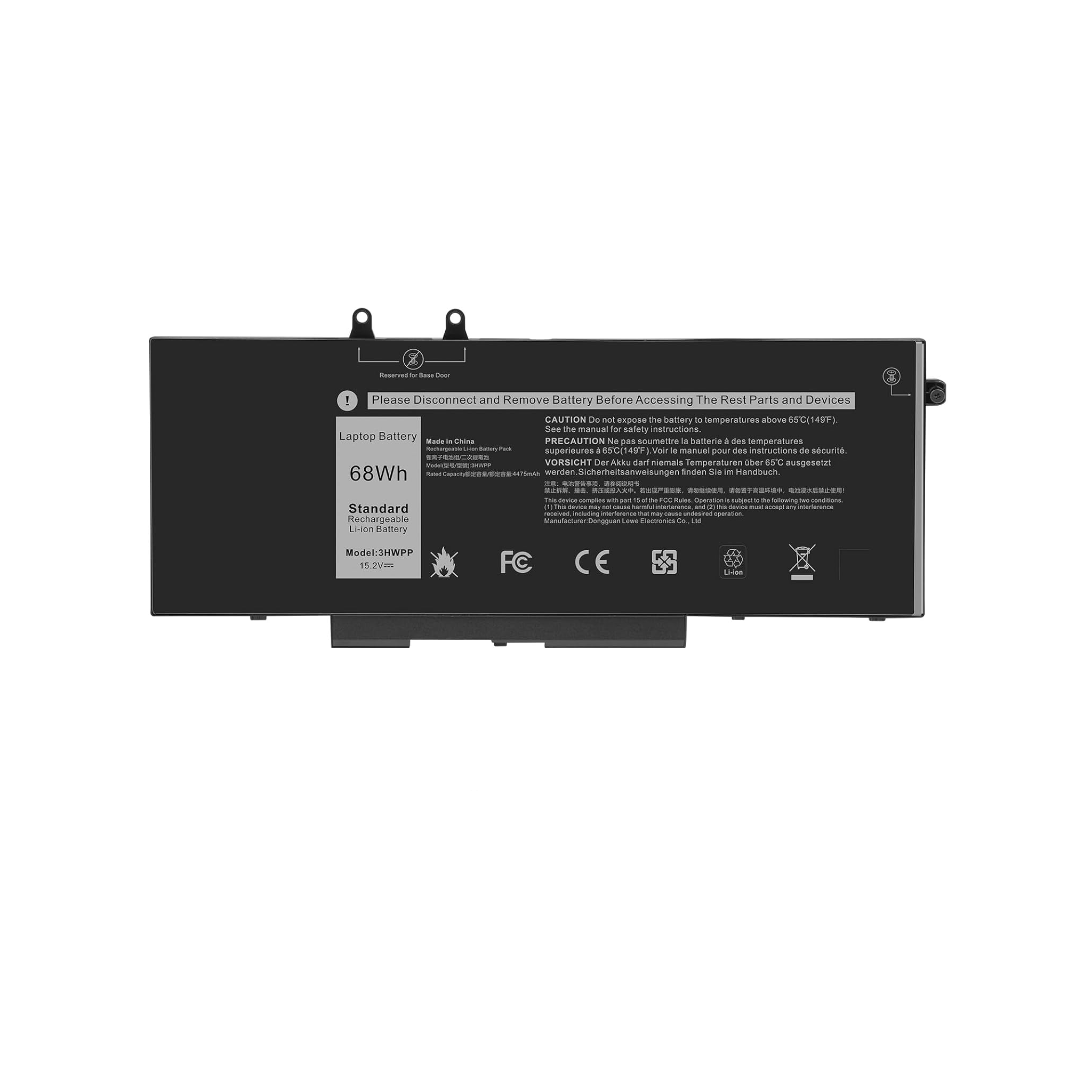 3HWPP Dell Latitude 5511 Replacement Battery | Standard | 1-Year Warranty