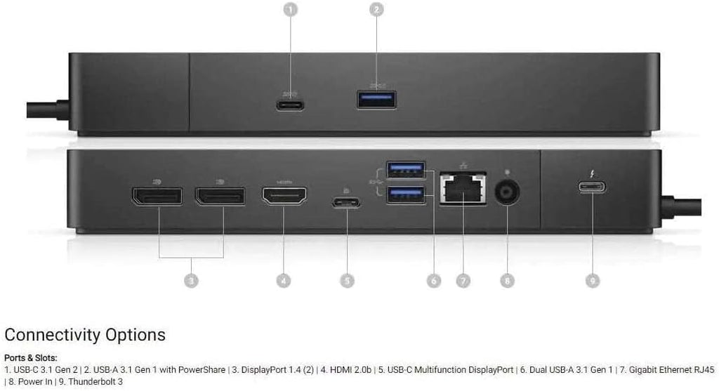 Dell WD19S USB-C 130W Docking Station