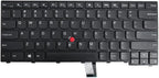 Lenovo ThinkPad T440 T450 T460 replacement keyboard with red TrackPoint and backlit keys – US layout black – P/N 0C43944