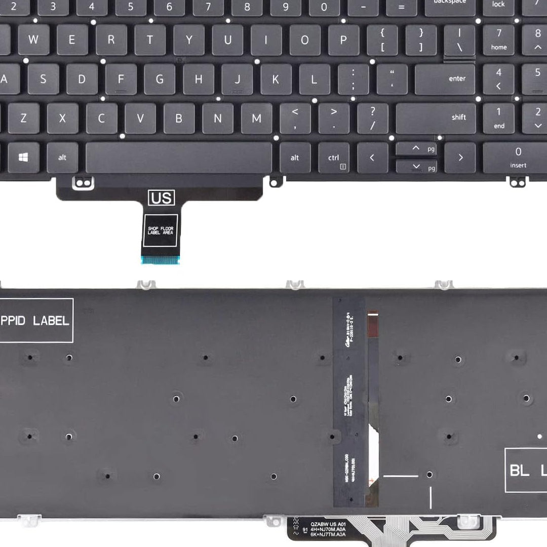 Backlit Dell Precision 3581 Replacement Keyboard | Backlit | 1-Year Warranty