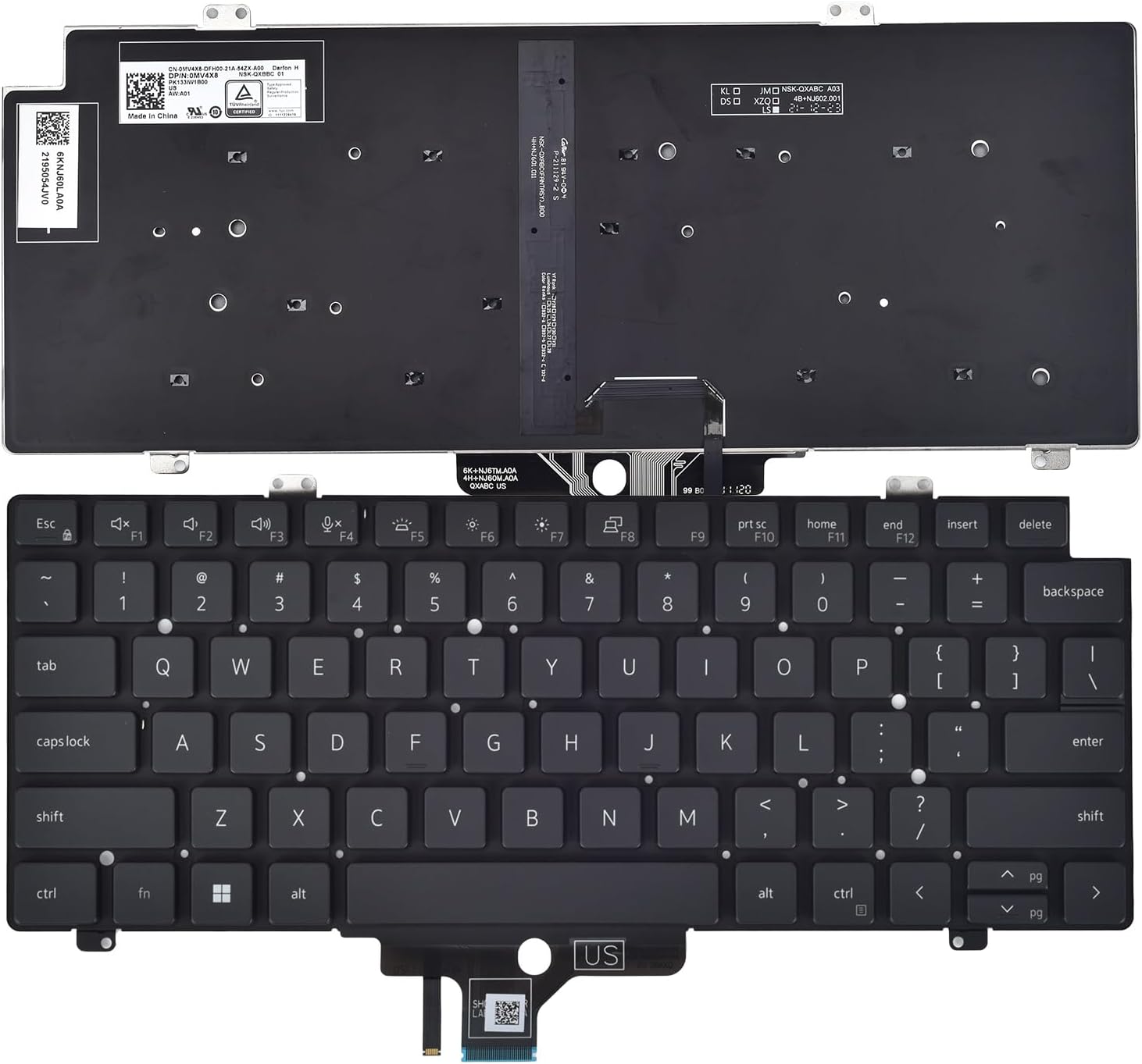 Dell Latitude 5421 Replacement Keyboard | Backlit | 1-Year Warranty