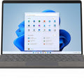 Microsoft Surface Pro 8 displaying Windows 11 desktop with Signature Keyboard attached