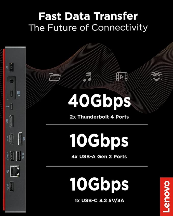 Lenovo ThinkPad Universal USB-C / Thunderbolt 4 Dock – Model 40B0