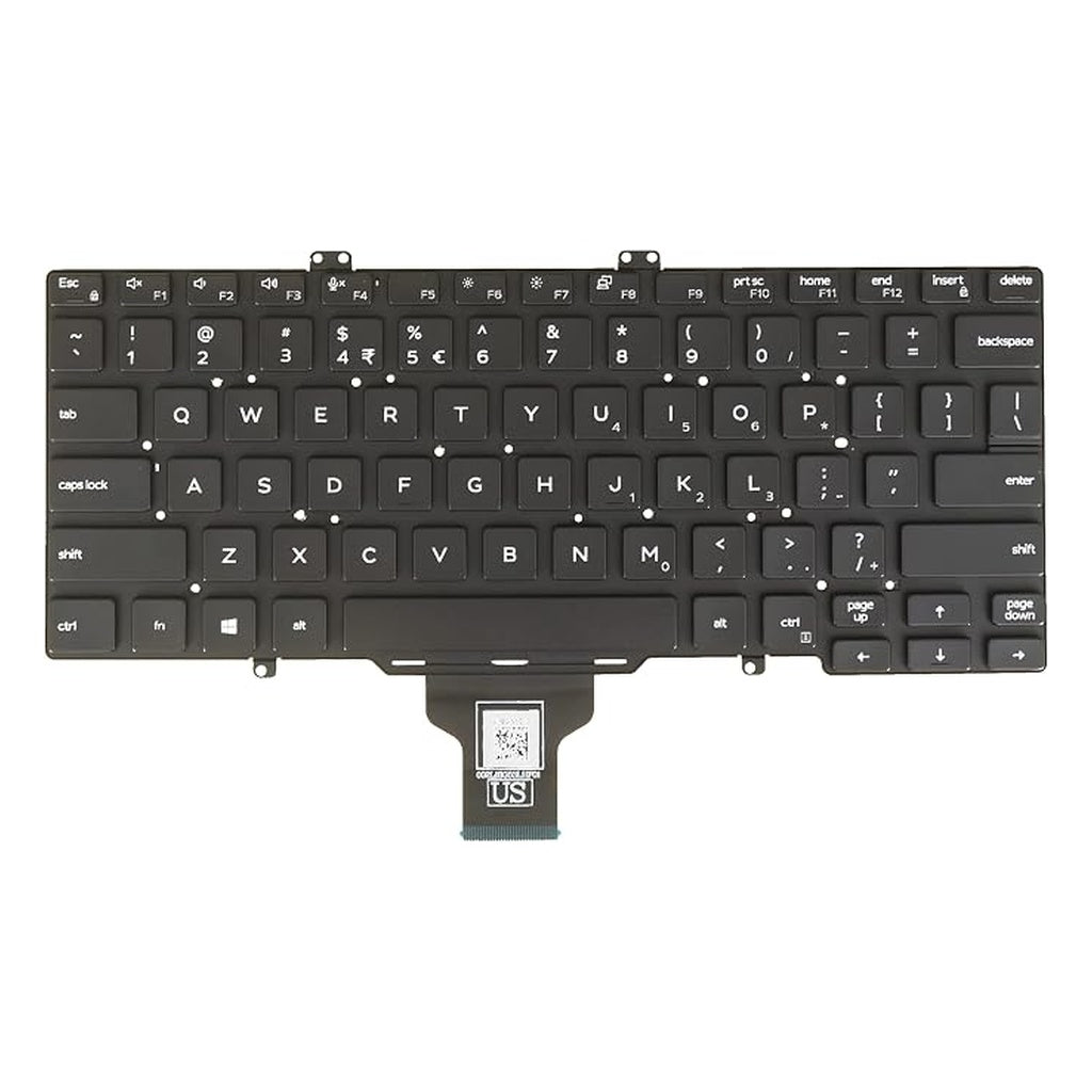 Dell Latitude 7280 keyboard full top view (reference image)