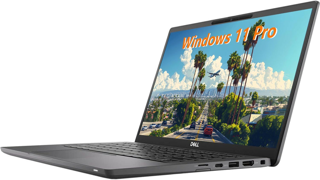 Dell Latitude 7320 closed lid top-down view