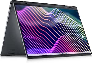 Dell Latitude 9440 2-in-1 front open display view with colorful wallpaper