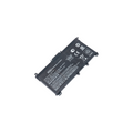 Black battery pack with text and symbols on a white background HT03XL