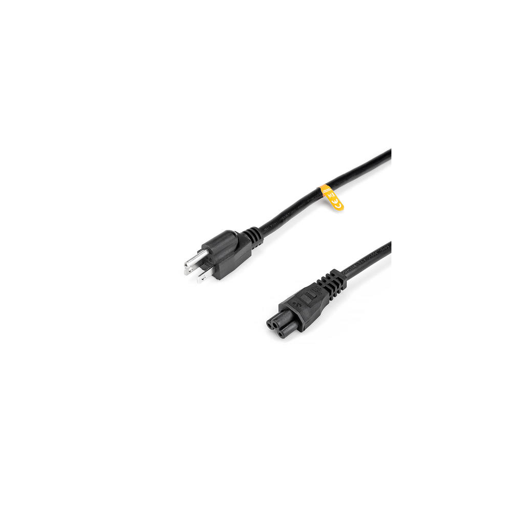-prong NEMA 5-15P wall plug on C5 power cord