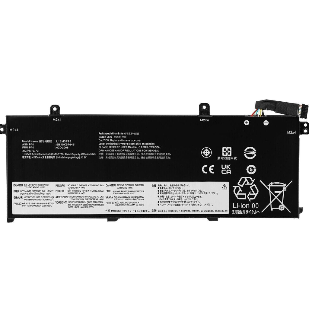Lenovo ThinkPad P43s Replacement Battery | Standard | 1-Year Warranty
