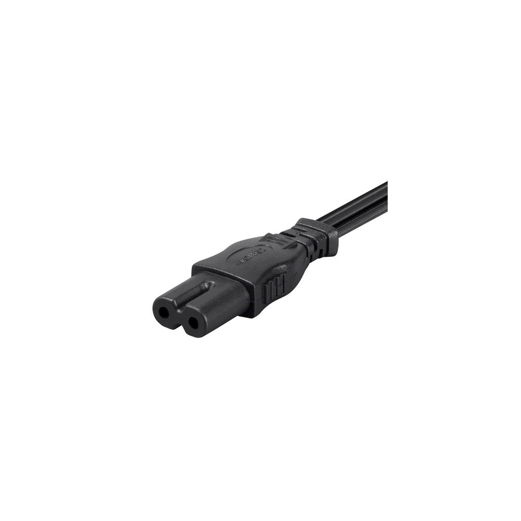 IEC C7 figure-8 connector close-up only