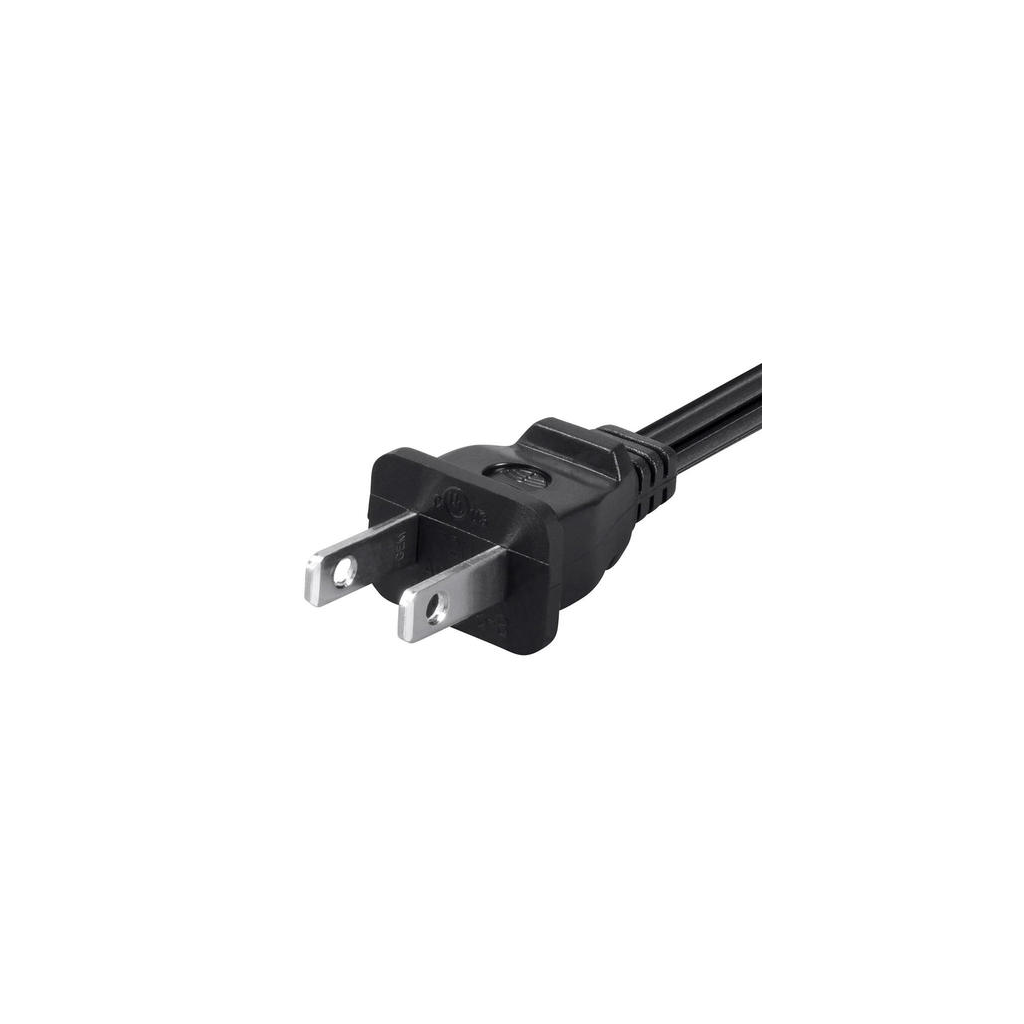 2-prong wall plug on C7 power cable
