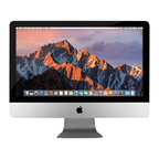 Apple iMac 21.5 inch 2015 front view - aluminum chassis refurbished Mac desktop Canada Vaughan Ontario