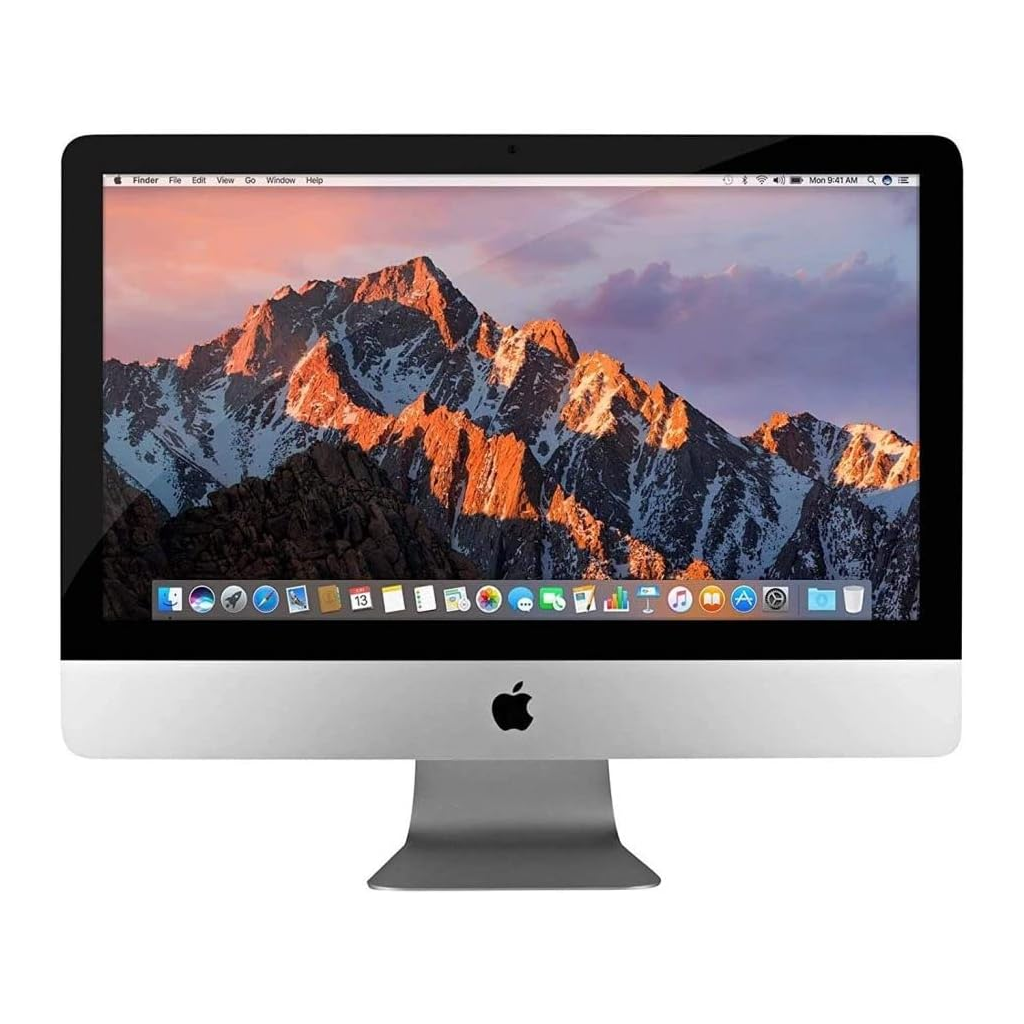 Apple iMac 21.5 inch 2015 front view - aluminum chassis refurbished Mac desktop Canada Vaughan Ontario