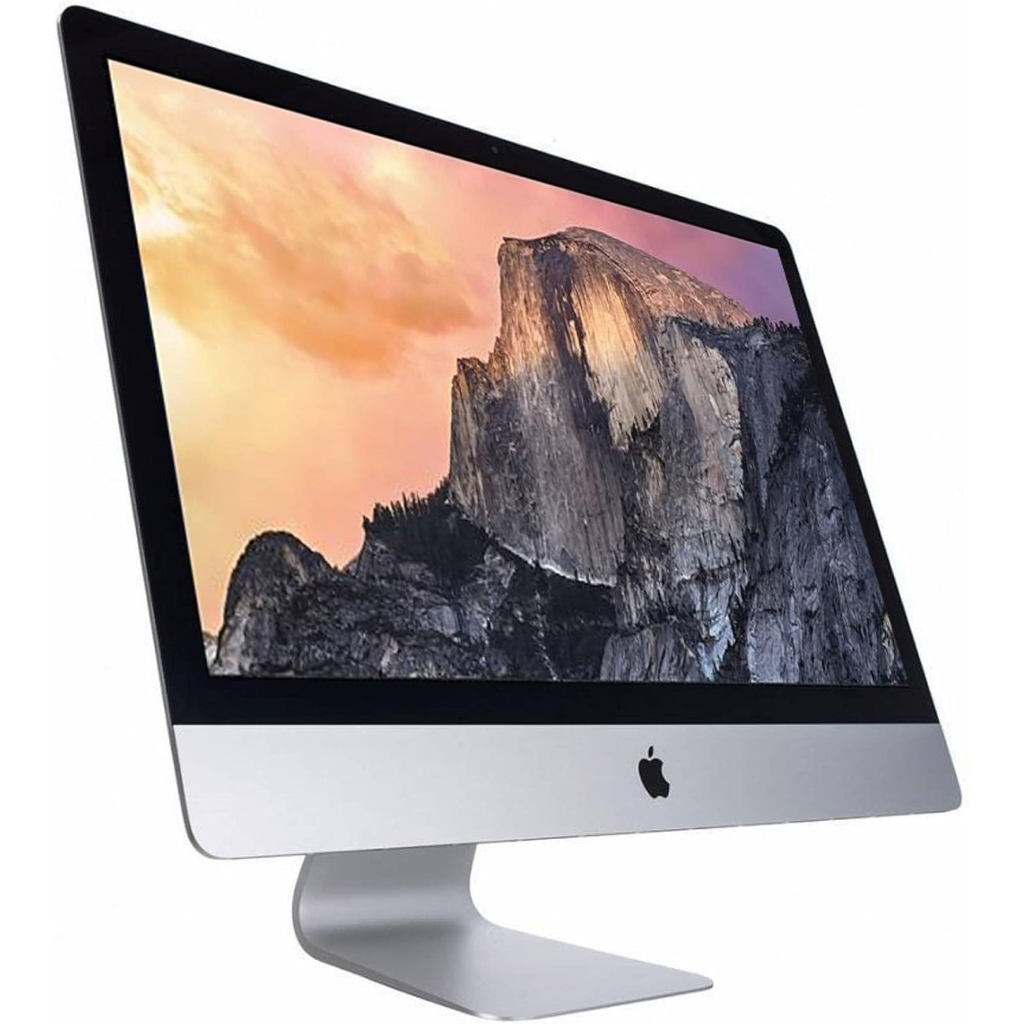 Apple iMac 21.5 inch 2015 side profile view - aluminum stand refurbished iMac Canada Vaughan Ontario