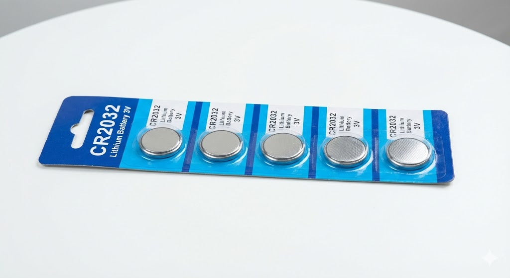 CR2032 3V Lithium Coin Cell Battery - Universal Fit (Car Fobs, CMOS, AirTags)