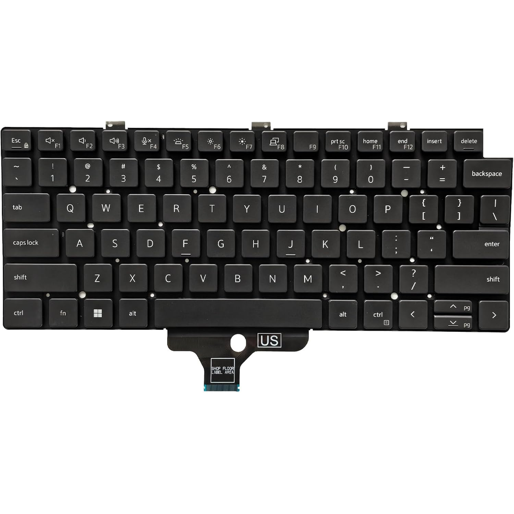 Dell Latitude 5320 5330 5340 7320 7330 backlit keyboard full view - individual keycap replacement Canada Vaughan Ontario