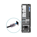 Dell OptiPlex 5000 SFF desktop rear Ethernet port closeup - Gigabit LAN Canada Vaughan Ontario