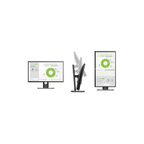 Dell P2417H monitor ports rear view - DisplayPort HDMI VGA USB power Canada Vaughan Ontario