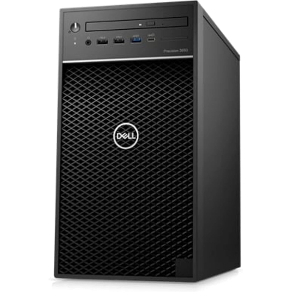 Dell Precision 3650 Tower workstation front right view - professional workstation refurbished Canada Vaughan Ontario