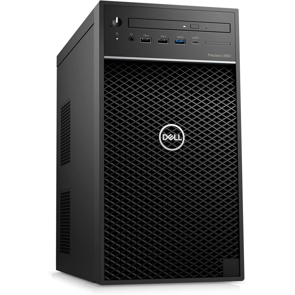 Dell Precision 3650 Tower workstation front left view - refurbished workstation Canada Vaughan Ontario