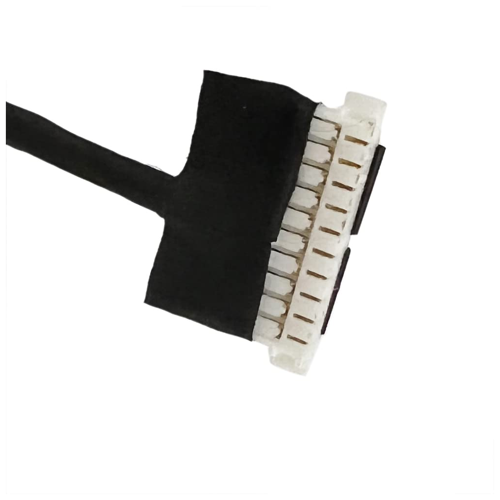 Dell Latitude 7420 battery cable motherboard connector close-up white housing - OEM Dell part Canada