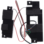Dell Latitude 7420 speaker set side view showing left right orientation and connector detail - business laptop parts Vaughan ON