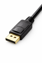 6ft DisplayPort to DisplayPort cable 4K high speed for Dell Lenovo HP laptops and docking stations closeup