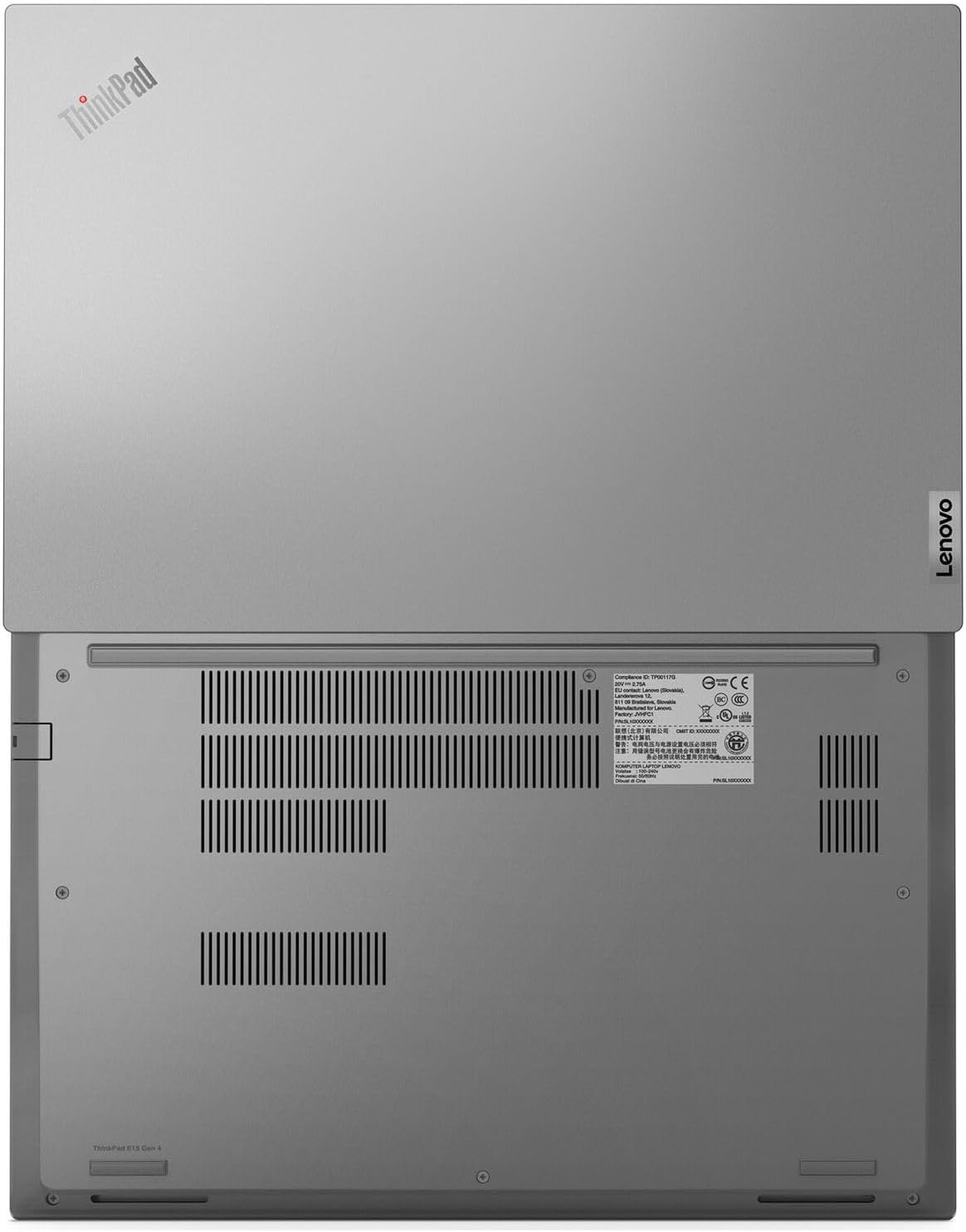 Lenovo ThinkPad E15 Gen 4 bottom view with vents