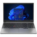Lenovo ThinkPad E15 Gen 4 front open display view with Windows 11 start menu