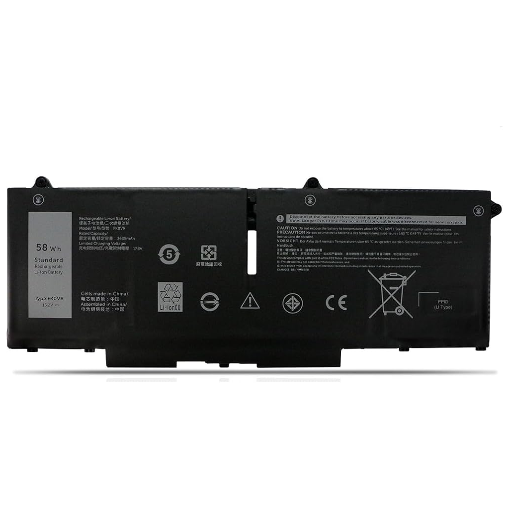 FK0VR replacement battery label