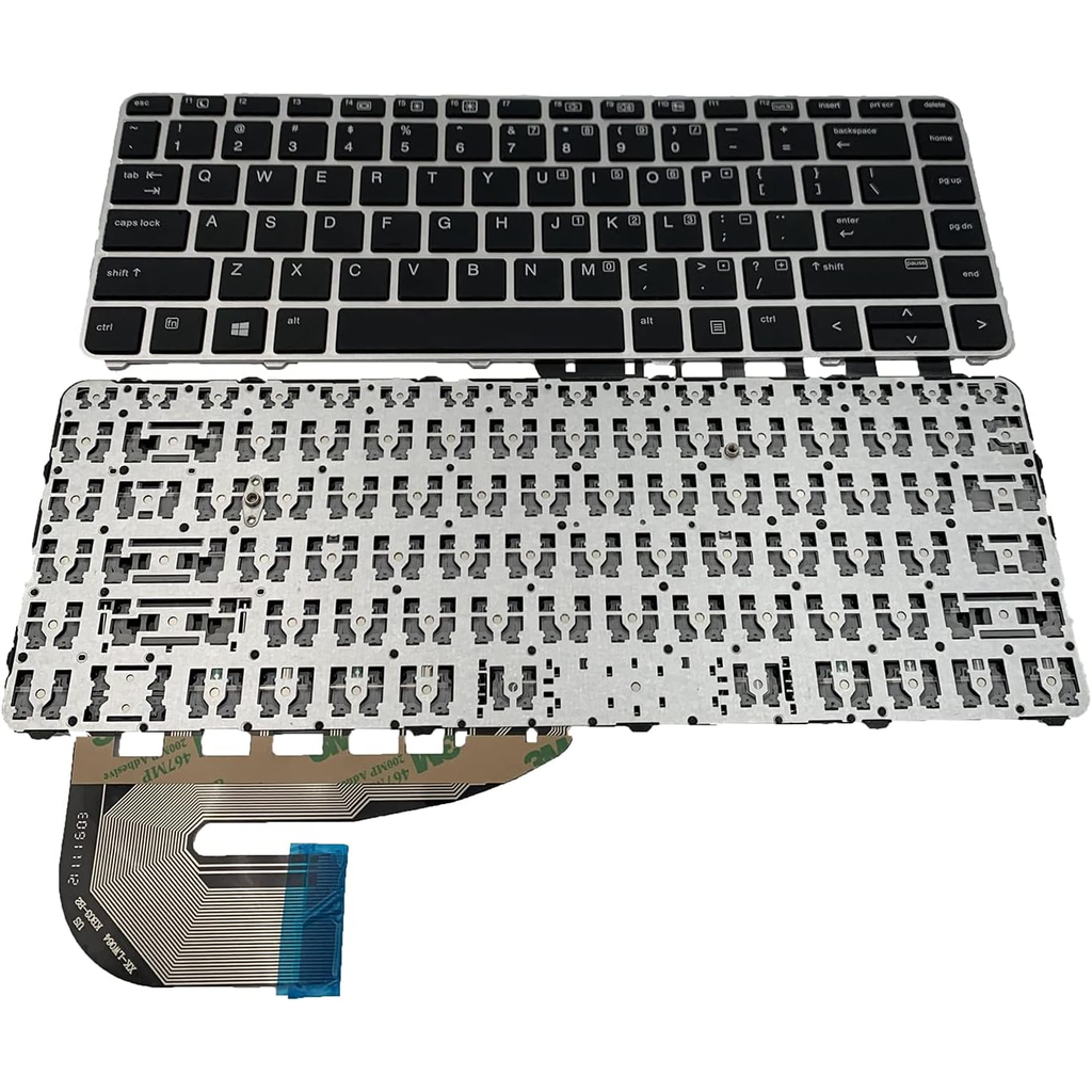 HP EliteBook 840 G3 keyboard right side detail with ribbon cable attached - 836307-001 Canada Vaughan Ontario