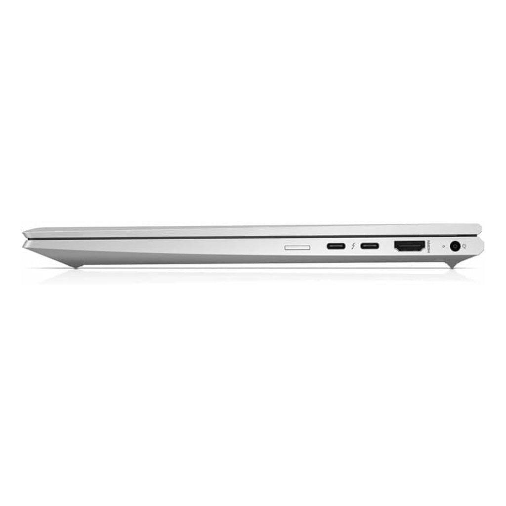 HP EliteBook 850 G8 right side ports view - two Thunderbolt 4 USB-C ports, HDMI and power