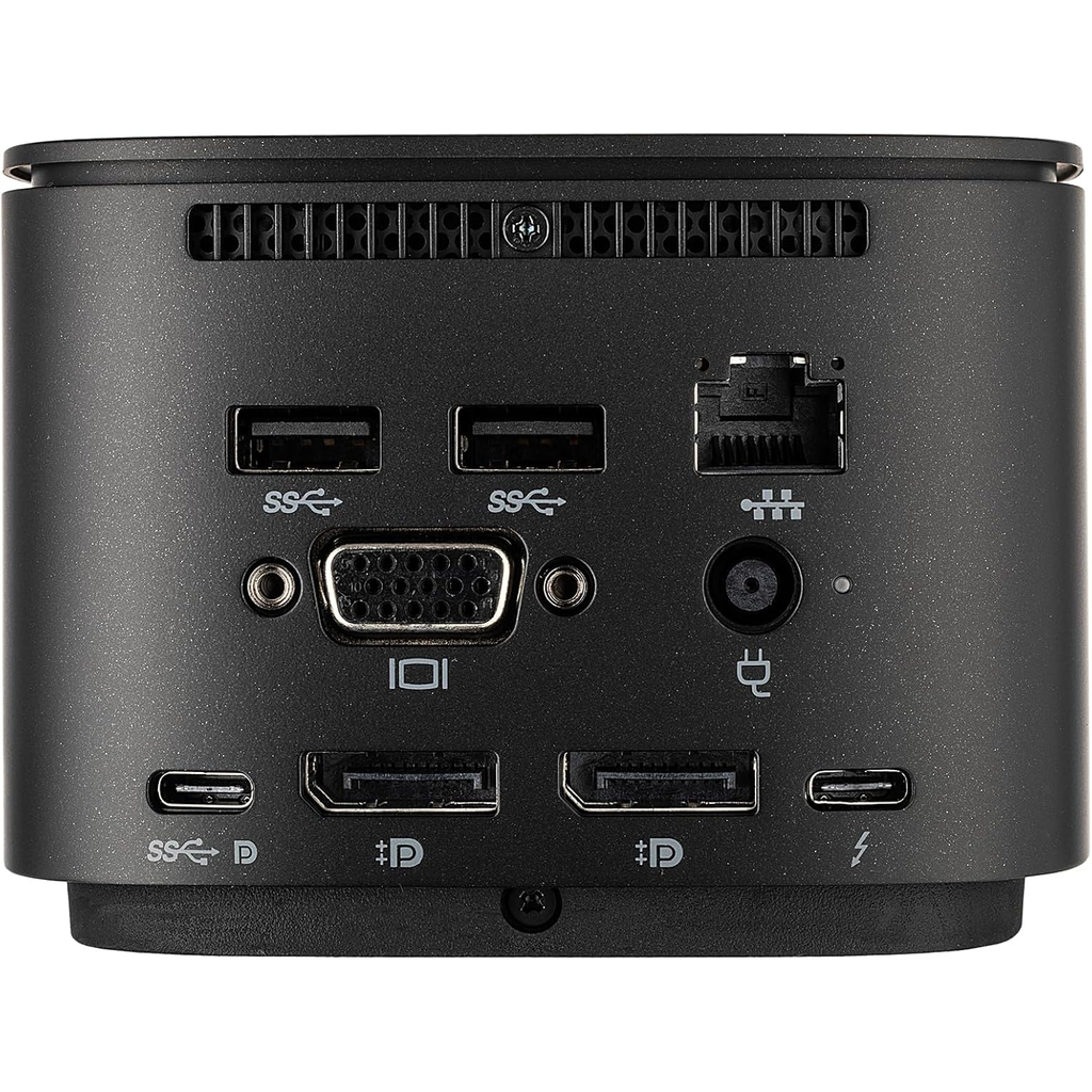 HP Thunderbolt Dock G2 rear ports detail USB DisplayPort VGA Ethernet Thunderbolt - Canada Vaughan Ontario