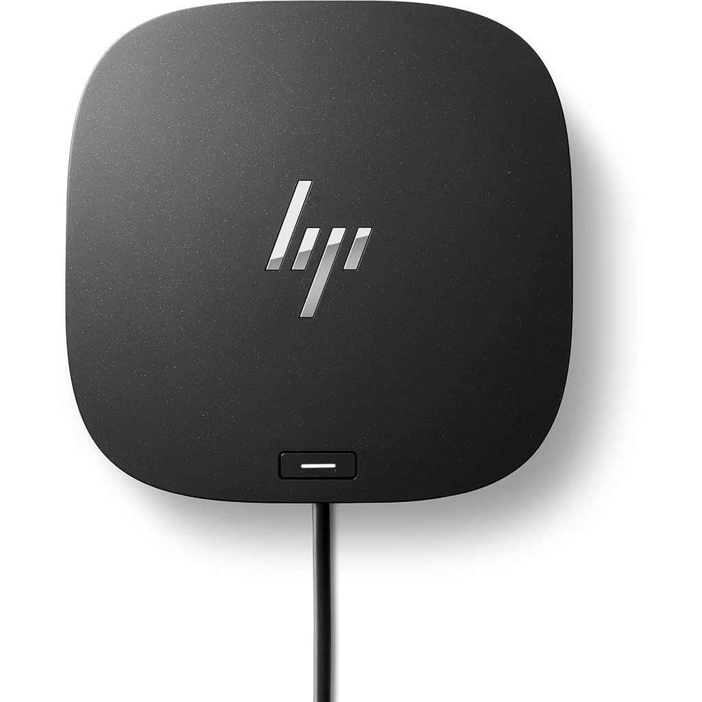 HP USB-C Dock G5 top view HP logo power button - refurbished dock Canada Vaughan Ontario
