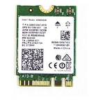 Intel 8265NGW Wi-Fi card close-up showing FRU 01AX704 and certification marks - dual band wireless module Vaughan Ontario