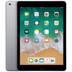 Apple iPad 5th Generation 2017 32GB WiFi Space Gray refurbished angled view — Grade A certified, 1-year warranty, Vaughan Ontario