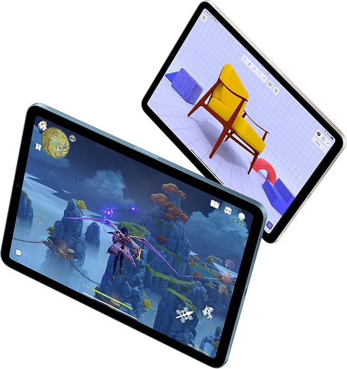 iPad Air 5th Gen Space Gray side profile view