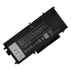 K5XWW 60Wh 7.6V Dell Latitude replacement battery, angled view