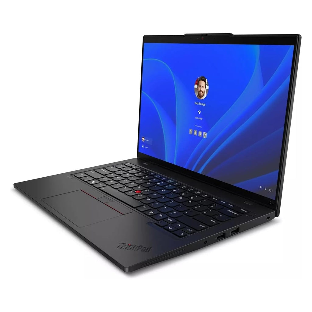 Lenovo ThinkPad L14 Gen 5 Windows 11 Pro business laptop right angle view
