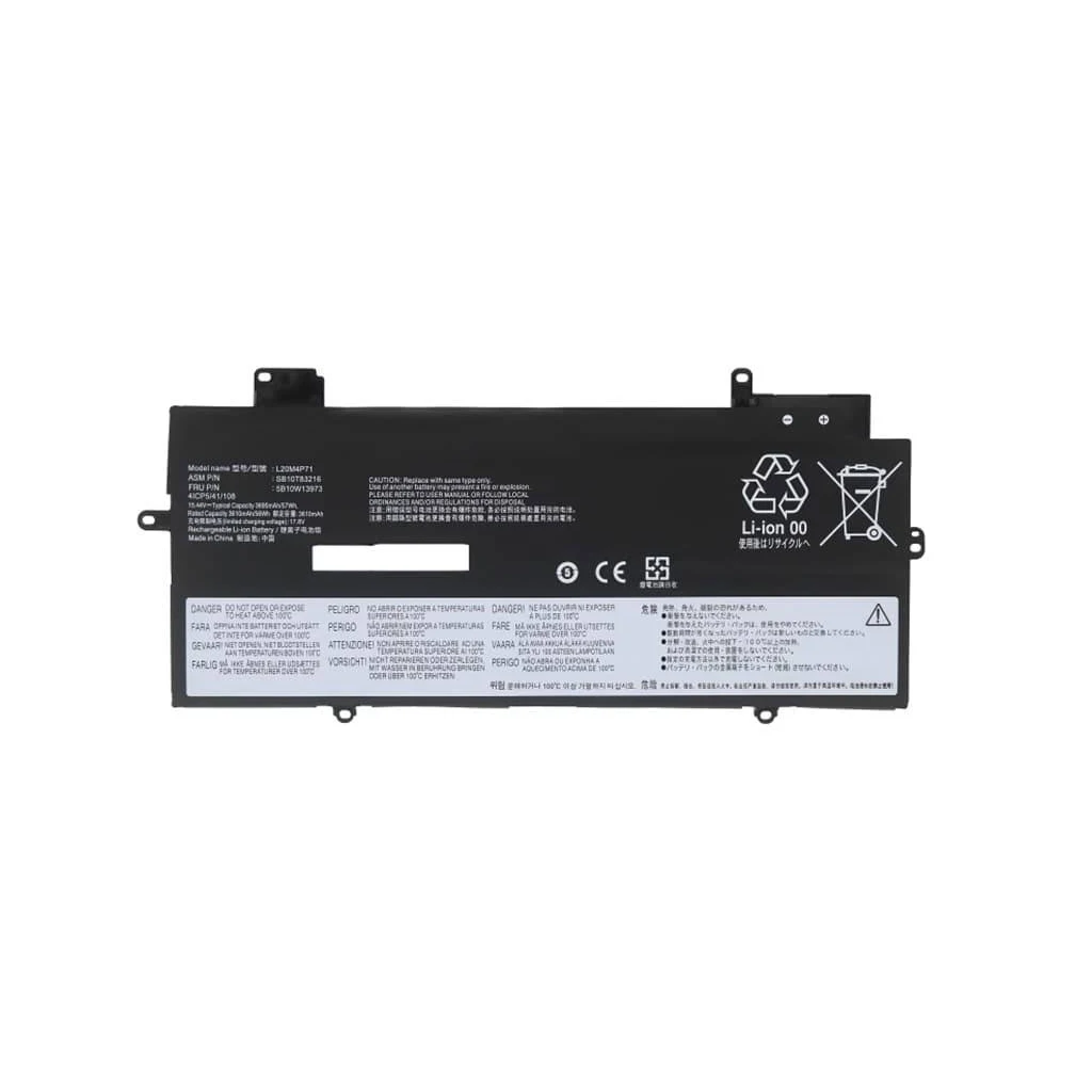 L20C4P71 replacement battery for Lenovo ThinkPad X1 Carbon Gen 9/10/11 - label