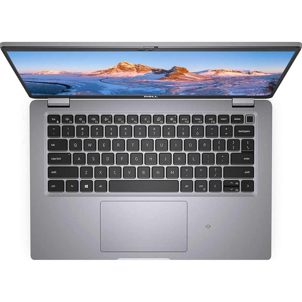 Dell Latitude 5420 refurbished laptop open showing 14 inch FHD display and keyboard - i5-1145G7 16GB RAM Windows 11 Pro Canada