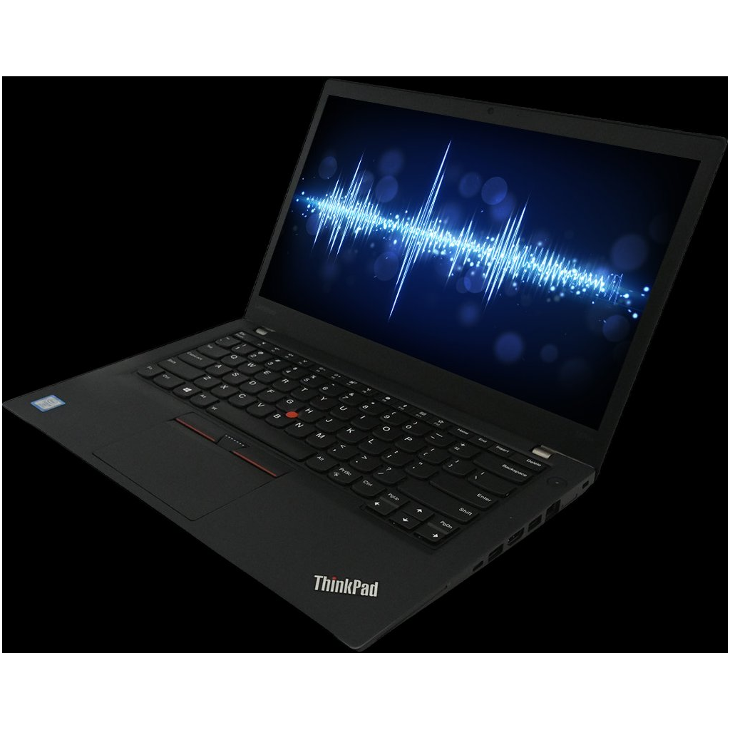 Lenovo ThinkPad T470s laptop front open angle view - i5 FHD refurbished Canada Vaughan Ontario