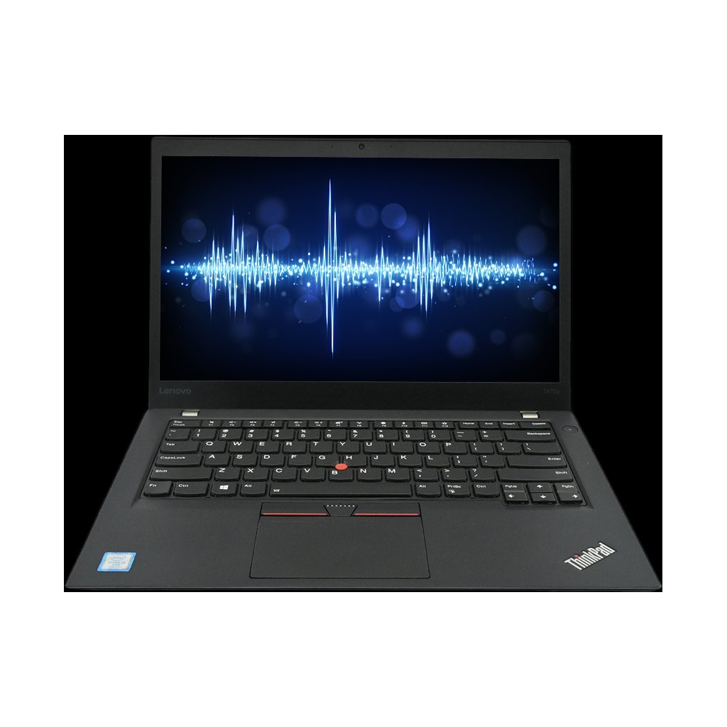 Lenovo ThinkPad T470s laptop front straight view - keyboard display Canada Vaughan Ontario